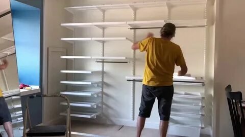handyman closet shelving installation
